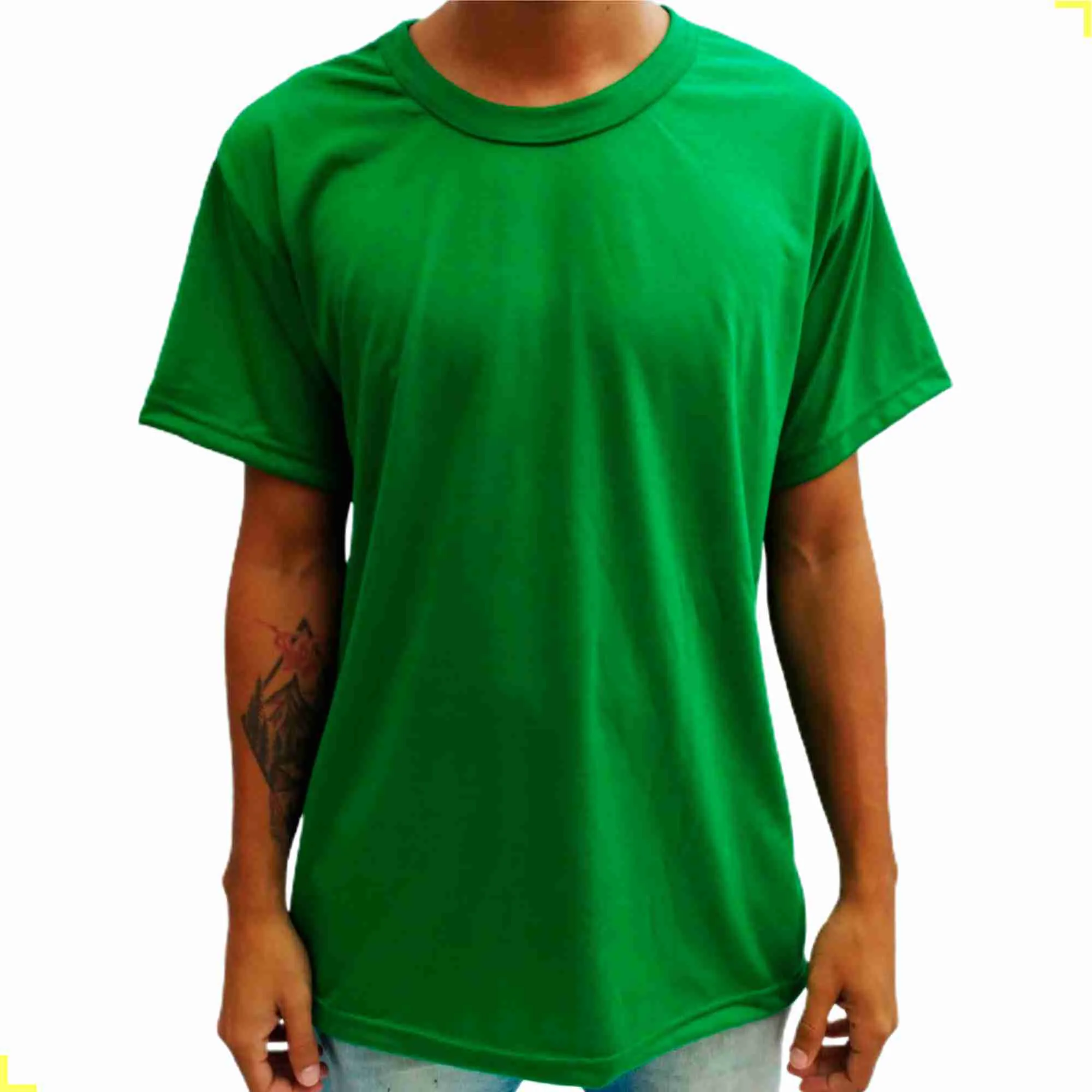 camisa verde basica